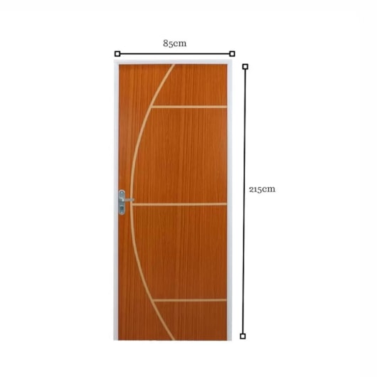 Kit Porta Açomad Abertura Pela Direita Semi Oca Cantareira Mogno MGM 215x85x6cm - Imagem principal - 61fef347-6a77-451e-ba04-644a19eeb9f4