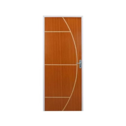 Kit Porta Açomad Abertura Pela Direita Semi Oca Cantareira Mogno MGM 215x85x6cm