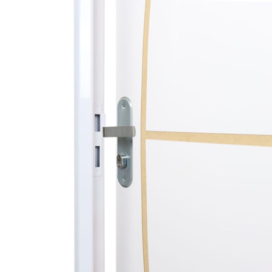Kit Porta Açomad Semioca Decorativa Gaúcha Abertura Pela Direita Branca MGM 215x65cm - Imagem principal - a4e15a16-dd5a-46f0-9f72-e72ea5c81940