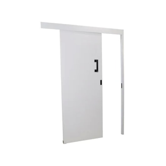 Kit Porta De Correr De Sobrepor Esquerda Melamínica Branco Mgm 215x90x6cm - Imagem principal - 7e0a4de7-5cb4-43f0-9428-e07ff7f74e89