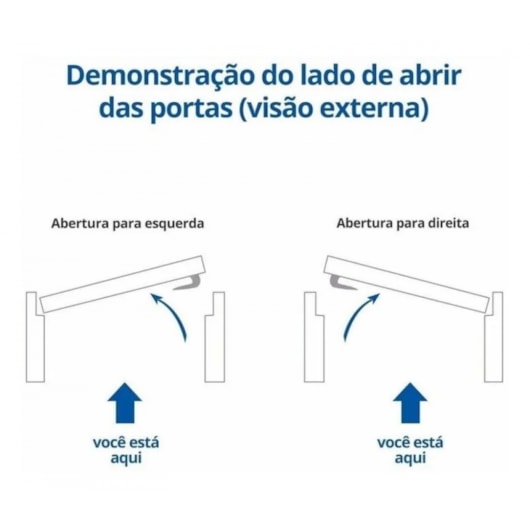 Kit Porta Melaminica Açomad Lisa Branco Abertura Pela Direita MGM 215x75x12cm - Imagem principal - 10af83db-5206-4fc4-a9ea-75811db4d7e5