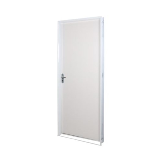 Kit Porta Melaminica Açomad Lisa Branco Abertura Pela Esquerda MGM 215x75x12cm - Imagem principal - e704ecc1-9e87-4dfd-9579-22820aad826b
