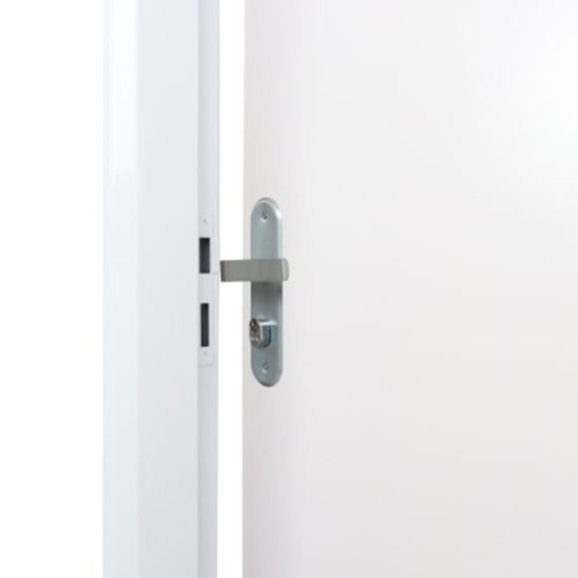 Kit Porta Melaminica Açomad Lisa Branco Abertura Pela Esquerda MGM 215x75x12cm - Imagem principal - c9ef2944-6cfa-4ddd-98d7-32254d83ad15