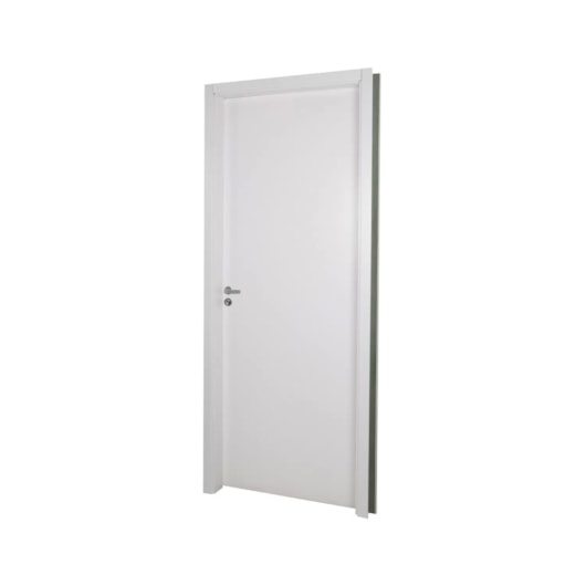 Kit Porta Melaminica Com Abertura Pela Direita Madeira Lisa Branco MGM 215x74x12cm - Imagem principal - aa4860c0-134c-4e5c-a36b-911ad0eee2d1