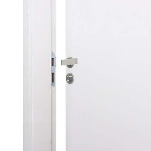 Kit Porta Melaminica Com Abertura Pela Direita Madeira Lisa Branco MGM 215x84x12cm - Imagem principal - f41f0b64-325d-4517-bbc0-bff2f5010a76