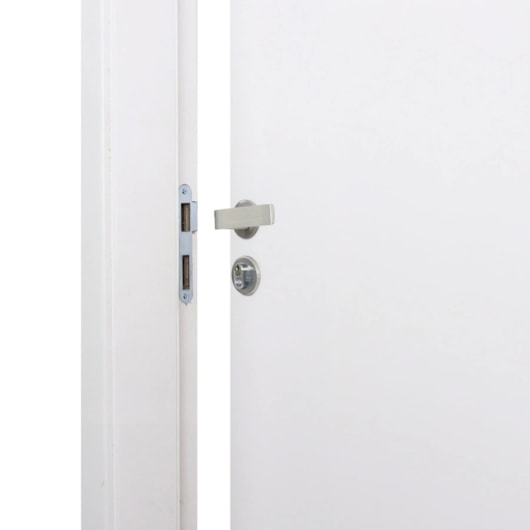 Kit Porta Melaminica Com Abertura Pela Esquerda Madeira Lisa Branco MGM 215x64x12cm - Imagem principal - b0aa3c91-eaaa-41b1-a87f-2aefc5ab3184