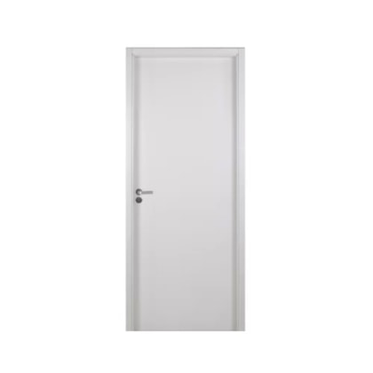 Kit Porta Melaminica Com Abertura Pela Esquerda Madeira Lisa Branco MGM 215x74x12cm