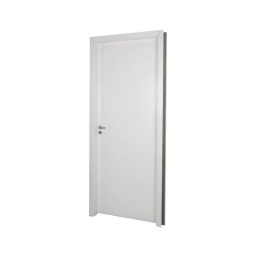 Kit Porta Melaminica Com Abertura Pela Esquerda Madeira Lisa Branco MGM 215x84x12cm - Imagem principal - 9a254969-18ae-4fe8-9dbf-c77d77b607f6