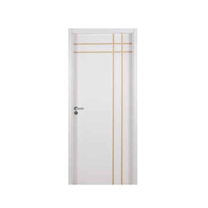 Kit Porta Melamínica Decor Semi-Oca Mantiqueira Rq120 Abertura Pela Esquerda Branco Mgm 215x74cm