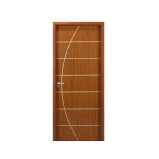 Kit Porta Melamínica Decorada De Madeira Mogno Neblina Abertura Pela Esquerda MGM 215x84x16cm - Imagem principal - 3c3c0f59-941d-4af4-a1c0-754c91cf80ae