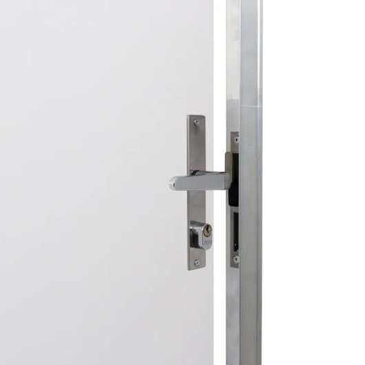 Kit Porta Melaminica Lisa Ecomadeiral Abertura Pela Direita Branco MGM 212x75cm - Imagem principal - b9bb2cc9-567e-4ed1-888b-c1c598e366c7