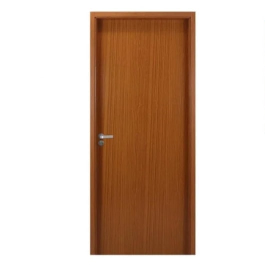 Kit Porta Melamínica Lisa Semi-Oca Batente Em Mdf Rq120 Abertura Pela Direita Mogno Mgm 215x94cm - Imagem principal - f958cdc2-40b5-4ca3-853c-f7e2a6464893