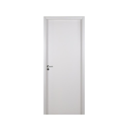 Kit Porta Melamínica Lisa Semi-Oca Com Batente Em Mdf Rq10 Abertura Pela Esquerda Branco Mgm 215x74cm - Imagem principal - 85ffea43-8f90-47e6-9db1-7396cd25d566