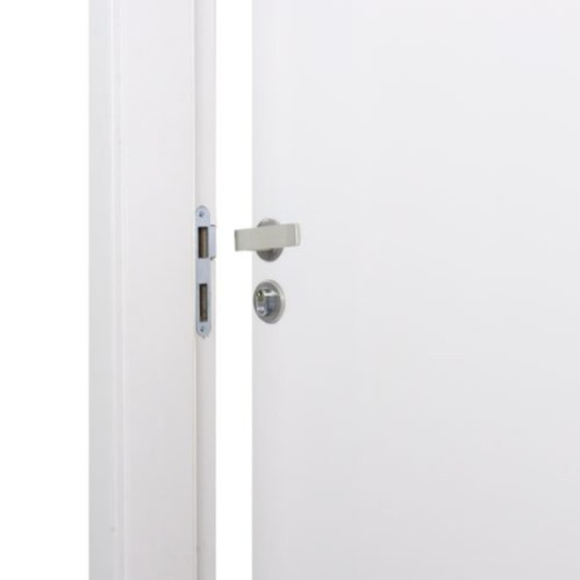 Kit Porta Melaminica Lisa Semioca Abertura Pela Esquerda Branca MGM 215x84cm - Imagem principal - 32821136-93b6-415b-8818-2fb43433a2cc