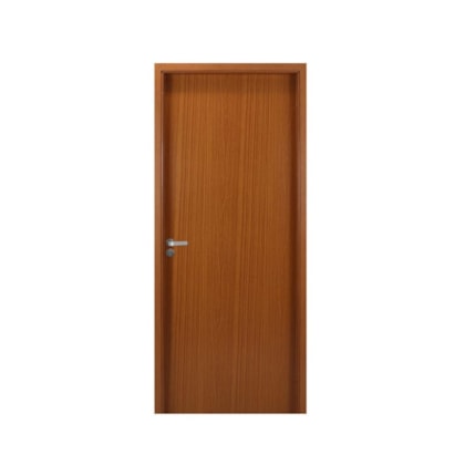 Kit Porta Melamínica Lisa Semioca Com Abertura Pela Esquerda Mogno MGM 215x74cm