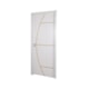 Kit Porta Melamínica Madeira Decorada Nebli Branco Com Abertura Para Esquerda MGM 215x84x16cm - e26b7a0e-0c87-4fd7-ab79-ec25ab30839c