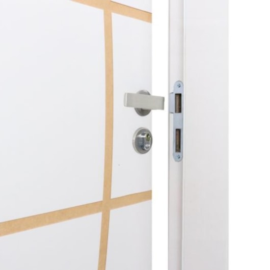 Kit Porta Melamínica Madeira Decorada Nebli Branco Com Abertura Pela Direita MGM 215x84x16cm - Imagem principal - cbe160a8-2435-420a-a433-f581f18f9bde