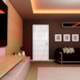 Kit Porta Melamínica Madeira Decorada Nebli Branco Com Abertura Pela Esquerda MGM 215x84x16cm - 203ee7e9-f460-478d-9ec9-59d18dafaad9