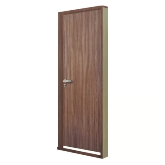 Kit Porta Melamínica Madeira Lisa Abertura Direita Carvalho Quebec MGM 215x94x10cm - Imagem principal - 92e9907f-72bd-4312-ac82-7b27123bd29c