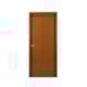 Kit Porta Melamínica Madeira Lisa Mogno Abertura Pela Direita MGM 215x64x12cm - 706c019f-1ea5-4584-9556-b422ed472a27