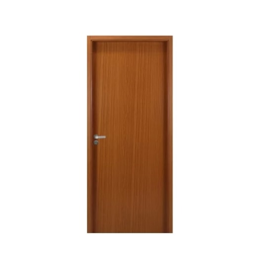 Kit Porta Melamínica Madeira Lisa Mogno Abertura Pela Esquerda MGM 215x84x10cm - Imagem principal - 39712bdd-5e3a-4a79-b339-87d6ccfe620c