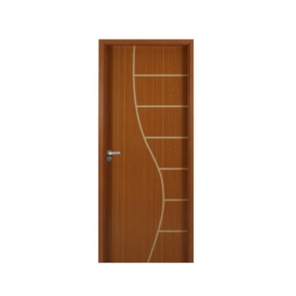 Kit Porta Melamínica Madeira Mogno Com Abertura Para Direita MGM 215x64x12cm