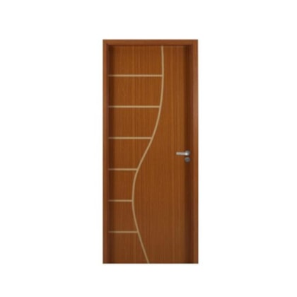 Kit Porta Melamínica Madeira Mogno Com Abertura Pela Direita MGM 215x64x12cm