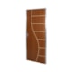 Kit Porta Melamínica Semioca Decorativa Abertura Pela Esquerda Ecomadeiral Cantareira Mogno MGM 212x75 - 7981c83d-e4cf-4122-aa06-311e2e19a11d
