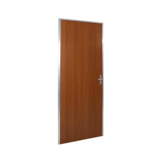 Kit Porta Pronta Ecomadeiral Lisa Semi-Oca Abertura Pela Direita Mogno MGM 212x65cm - Imagem principal - 9f0bdb0b-93e3-4e79-a495-9feb2f2c359d