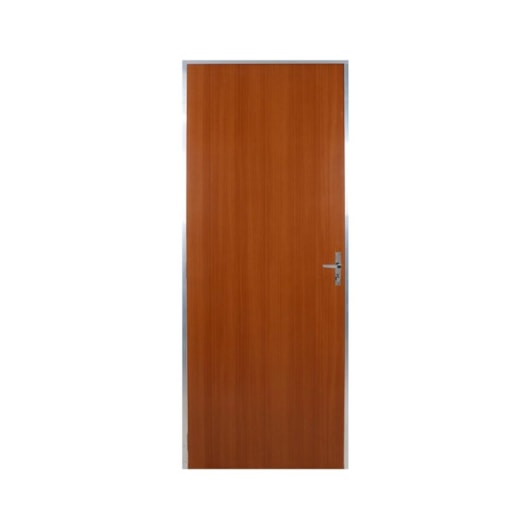 Kit Porta Pronta Ecomadeiral Lisa Semi-Oca Abertura Pela Direita Mogno MGM 212x65cm - Imagem principal - efbf1857-1a24-40c6-8553-0ef6e513c372