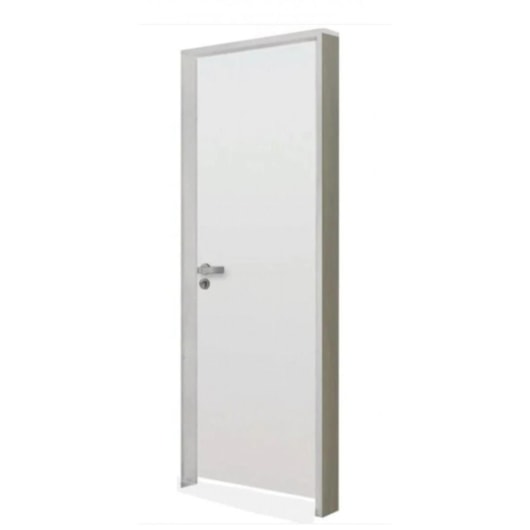 Kit Porta Pronta Madeira Lisa Melamínico Branco Abertura Pela Esquerda MGM 215x64x16cm - Imagem principal - b2402ba7-0737-4dca-a494-3ef7a16308ee