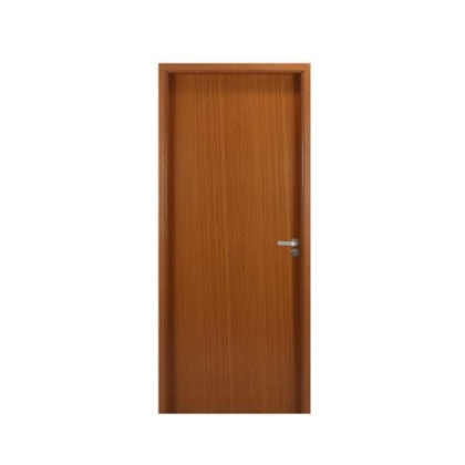 Kit Porta Pronta Madeira Lisa Melamínico Mogno Abertura Pela Direita MGM 215x94x16cm