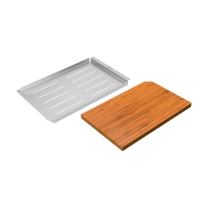 Kit Tábua Bandeja Em Aço Inox Para Cuba Design Collecrion Quadrum Tramontina