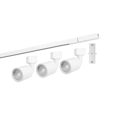 Kit Trilho Direct Led 3000k Branco Taschibra