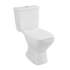 Kit Vaso Com Caixa Acoplada Laguna Dual Flush Branco Hervy