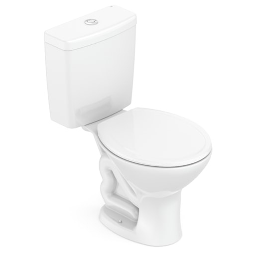 Kit Vaso Sanitario Com Caixa Acoplada 3/6L Itens De Instalação E Assento Pp Saveiro Branco Celite - Imagem principal - 40d3da98-ca02-49c8-8b32-577a2297bcde