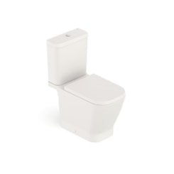 Kit Vaso Sanitário Com Caixa Acoplada Acessórios De Instalação E Assento Termofixo Gap Beige Roca