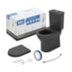 Kit Vaso Sanitário Com Caixa Acoplada Acessórios De Instalação E Assento Termofixo Nexo Matte Black Roca - c90d97eb-0603-40f5-80d1-c3b56a885559