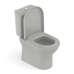 kit Vaso Sanitário Com Caixa Acoplada Acessórios De Instalação E Assento Termofixo Nexo Stone Roca