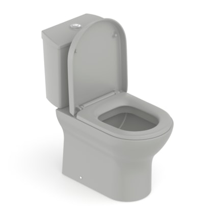 kit Vaso Sanitário Com Caixa Acoplada Acessórios De Instalação E Assento Termofixo Nexo Stone Roca