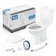 Kit Vaso Sanitário  Com Caixa Acoplada Acessórios De Instalação Pp Debba Round Branco Roca - c407b702-7417-4b31-ade5-02ba2a504cdf