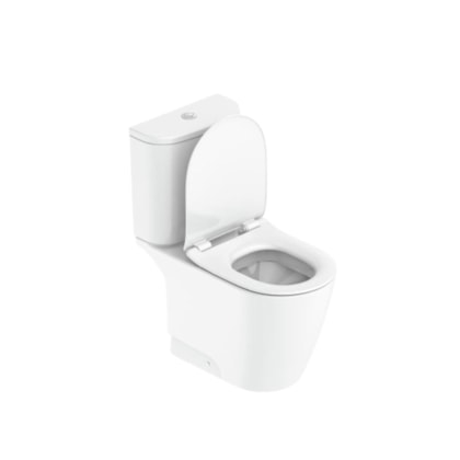 Kit Vaso Sanitário Com Caixa Acoplada Assento E Acessórios Neo Rimless Branco Incepa