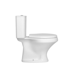 Kit Vaso Sanitário Com Caixa Acoplada Assento Sanitário E Componentes De Instalação Ravena Branco Deca