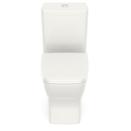 Kit Vaso Sanitário Com Caixa Acoplada Assento Termofixo E Acessórios De Instalação Boss Beige Celite