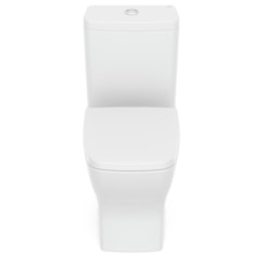 Kit Vaso Sanitário Com Caixa Acoplada Assento Termofixo E Acessórios De Instalação Boss Blanco Mate Celite