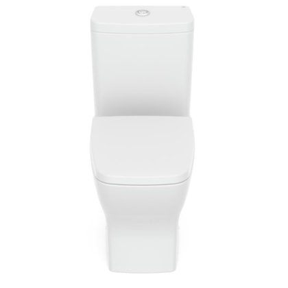Kit Vaso Sanitário Com Caixa Acoplada Assento Termofixo E Acessórios De Instalação Boss Blanco Mate Celite