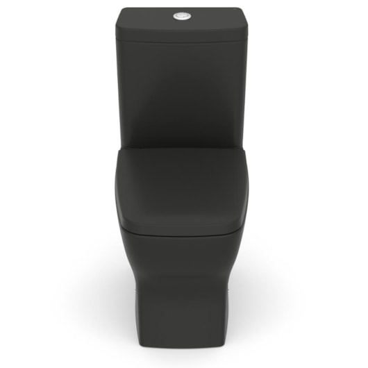 Kit Vaso Sanitário Com Caixa Acoplada Assento Termofixo E Acessórios De Instalação Boss Matte Black Celite - Imagem principal - fb8ae216-82bb-40ef-8ff9-7cefc5a4cdf7