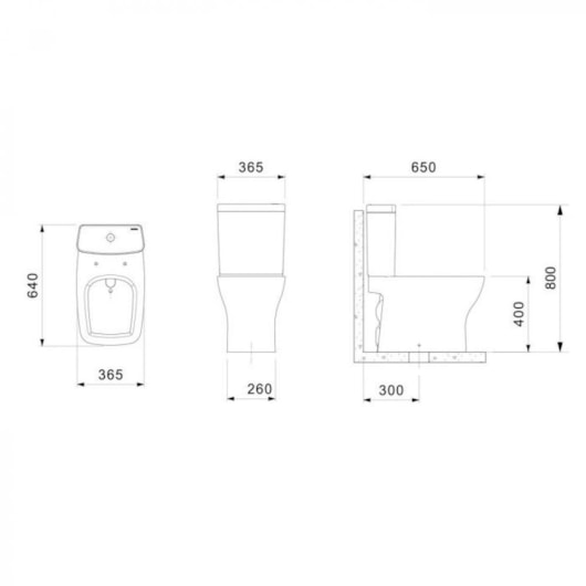 Kit Vaso Sanitário Com Caixa Acoplada Assento Termofixo E Acessórios De Instalação Boss Onix Celite - Imagem principal - 163fd149-5ab4-4789-8018-f3562596a7bd