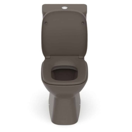 Kit Vaso Sanitário Com Caixa Acoplada Assento Termofixo e Acessórios De Instalação Debba Classic Café Roca  - Imagem principal - 2efc2430-2ccc-47ff-96ae-85142d5ec5ae