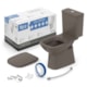 Kit Vaso Sanitário Com Caixa Acoplada Assento Termofixo e Acessórios De Instalação Debba Classic Café Roca  - 5e2fee30-132f-4743-a387-70790c9db9ce